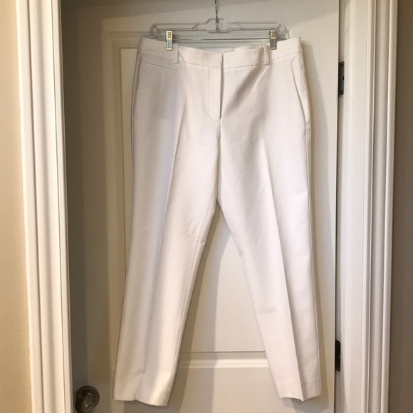 White House Black Market Pants - Brand New WHBM white crop pants